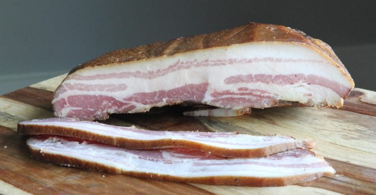 homade bacon
