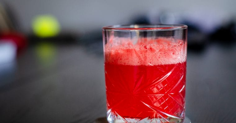 Watermeloen Gin tonic cocktail